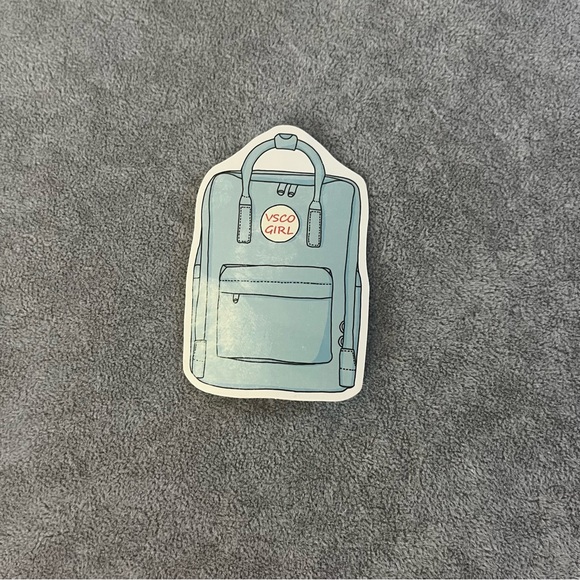 Blue Backpack Sticker - Picture 1 of 1